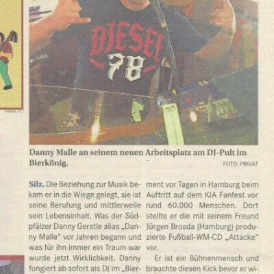 dj danny malle pressebericht